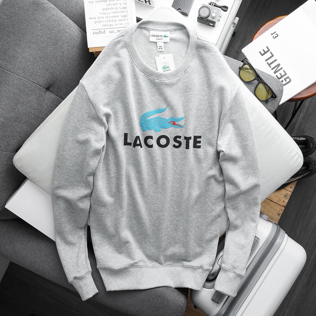 Áo thun nỉ thời trang tay dài , áo thun sweater unisex chất nỉ dày mịn, mặc siêu êm L22