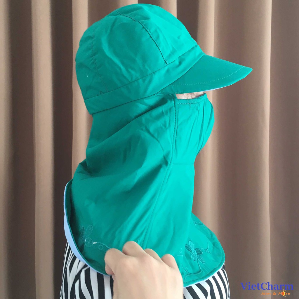 Nón khẩu trang rộng vành 2 lớp cao cấp | BigBuy360 - bigbuy360.vn