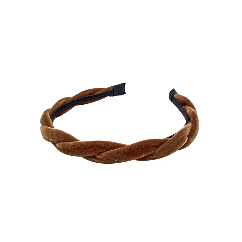 Băng Đô Cài Tóc Mỏng Bằng Da Lộn Phong Cách Pháp Cổ Điển Thời Trang 2022 Cho Nữ