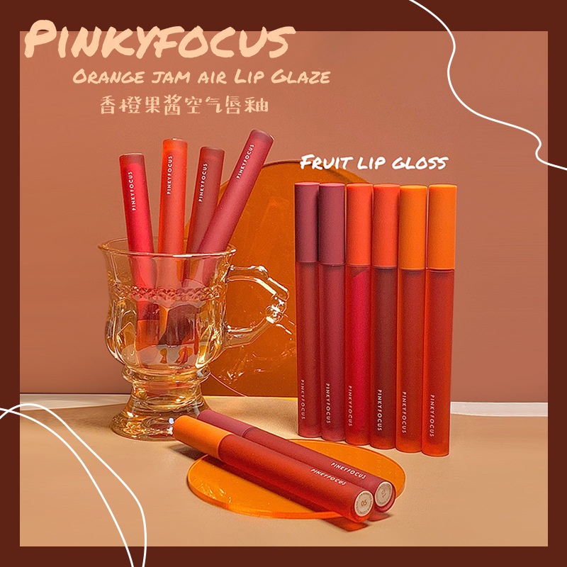 [Hàng mới về] Son môi mềm mịn như nhung chống dính cốc Pinkyfocus dành cho nữ sinh