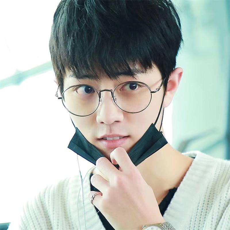 Kính mắt gọng tròn bằng kim loại phong cách thời trang unisex 2021
