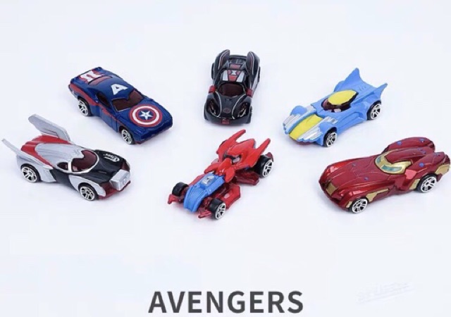 ✨✨ Set 6 Mô Hình Xe Marvel Avengers 2169 tỷ lệ 1:64 ✨✨