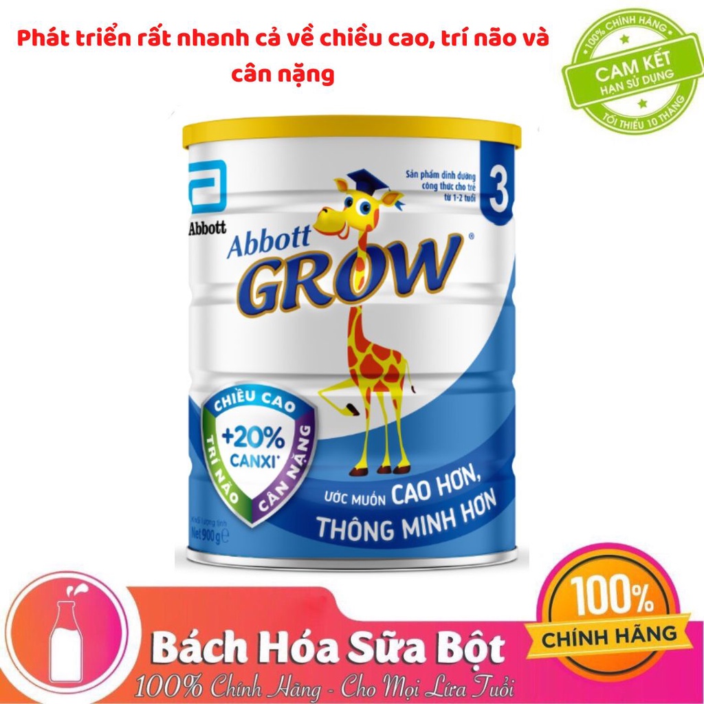 Sữa Bột Abbott Grow số 3 (900g)