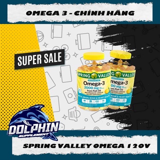 Spring valley | omega 3 - 2,000mg | 120 viên - dầu cá hàm lượng cao