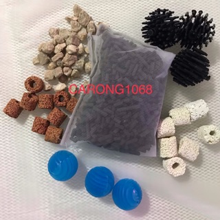 Túi vật liệu lọc nước bể cá 7 thành phần