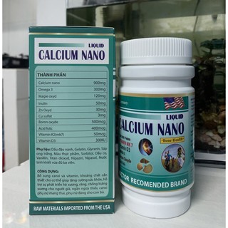 LIQUID CANXI NANO  BỔ SUNG Canxi cho xương chắc khỏe..