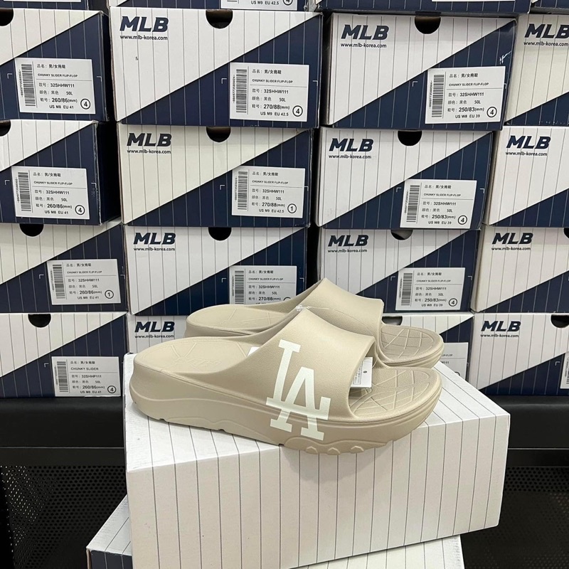 Dép MLB Chunky New York Yankees Có Sẵn *REAL-AUTHENTIC*