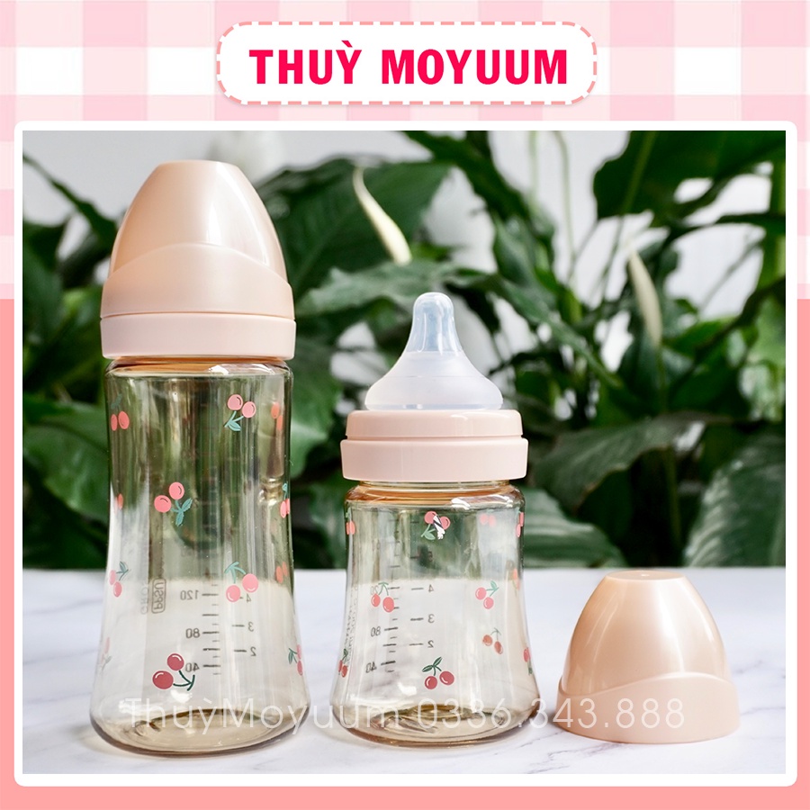 Bình sữa Grosmimi Cherry 200ml/300ml Hàn quốc (tách set)