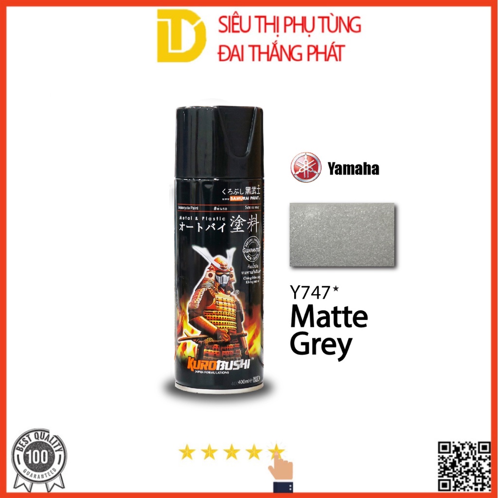 Tổng hợp 23 mã màu sơn xe Yamaha, Sơn Samurai sơn xịt xe máy cao cấp