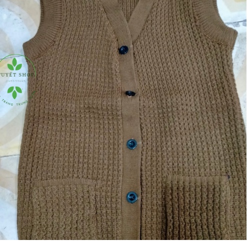 Áo len gile cộc tay trung niên cho người già, cho bà, cho mẹ - Made in VN.