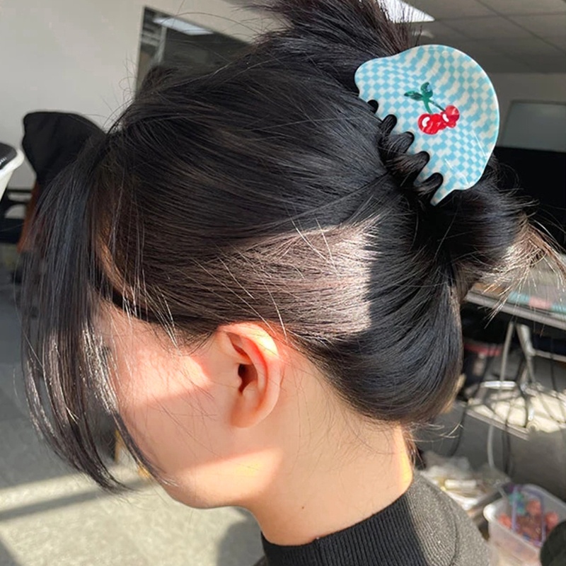 Băng Đô Cài Tóc In Họa Tiết Cherry Dễ Thương Thời Trang Mùa Hè Cho Nữ