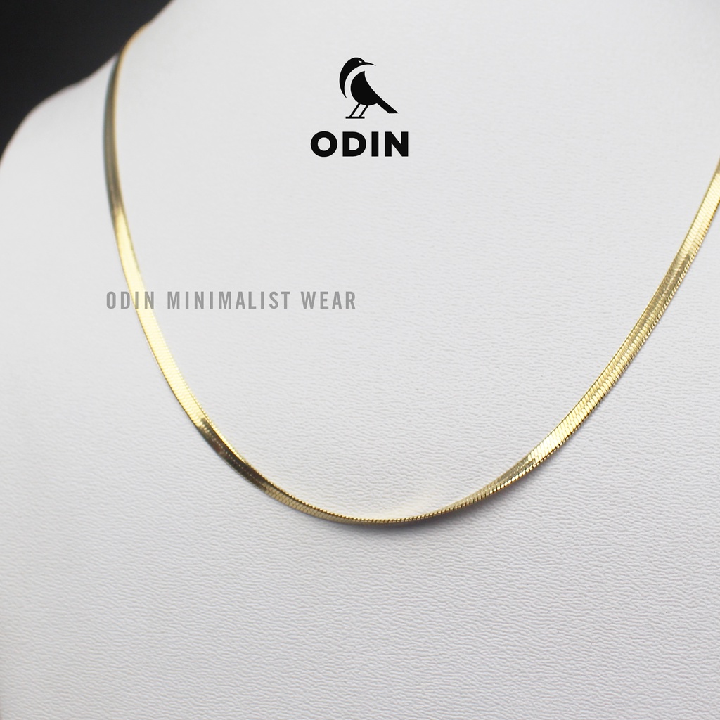 Dây chuyền Silk Chain - Dây lụa thép Titanium phủ vàng 10k