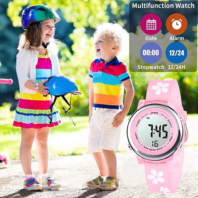 Đồng Hồ Báo Thức Chống Nước Với Đèn Led 7 Màu Cho Bé | BigBuy360 - bigbuy360.vn