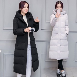 Áo Khoác Phao Dáng Dài Nữ Thời Trang Thu Đông Quảng Châu