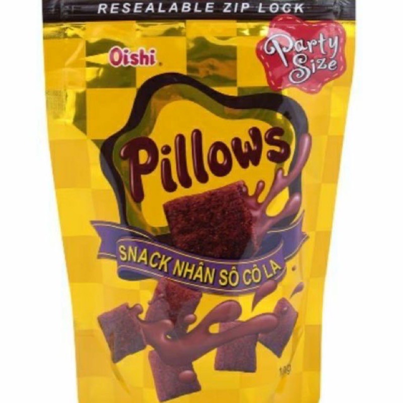 Bánh Snack Oishi Pillows Nhân Socola 100G