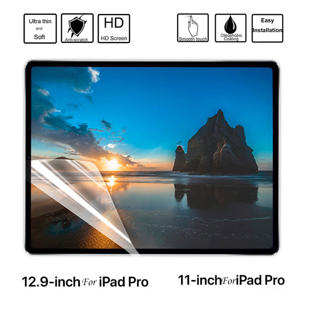 2 Miếng dán bảo vệ màn hình HD cho iPad Pro 2018 11 / 12.9 inch