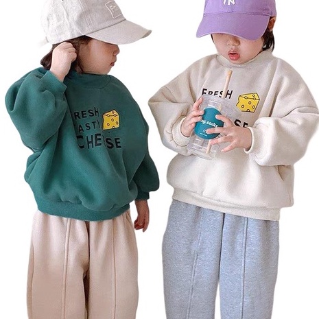 Áo hoodie dài tay, áo nỉ cho bé trai và bé gái phong cách Hàn Quốc_A19