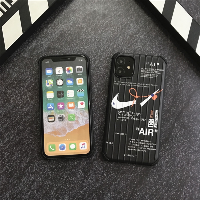 Ốp điện thoại TPU in hình logo AIR màu trắng đen cho iPhone 11 Pro MAX 7 8 Plus XR XS MAX SE 2020 | BigBuy360 - bigbuy360.vn