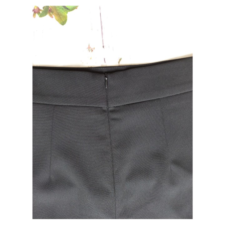 Chân váy công sở ôm xẻ sau thiết kế cơ bản vải tuyết mưa loại 1 màu đen có túi 2 bên CVOD009 | BigBuy360 - bigbuy360.vn