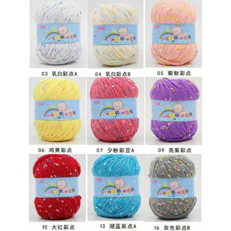 Set 24 Cuộn Len Baby Tuyết ( Ib Shop Chọn Màu)