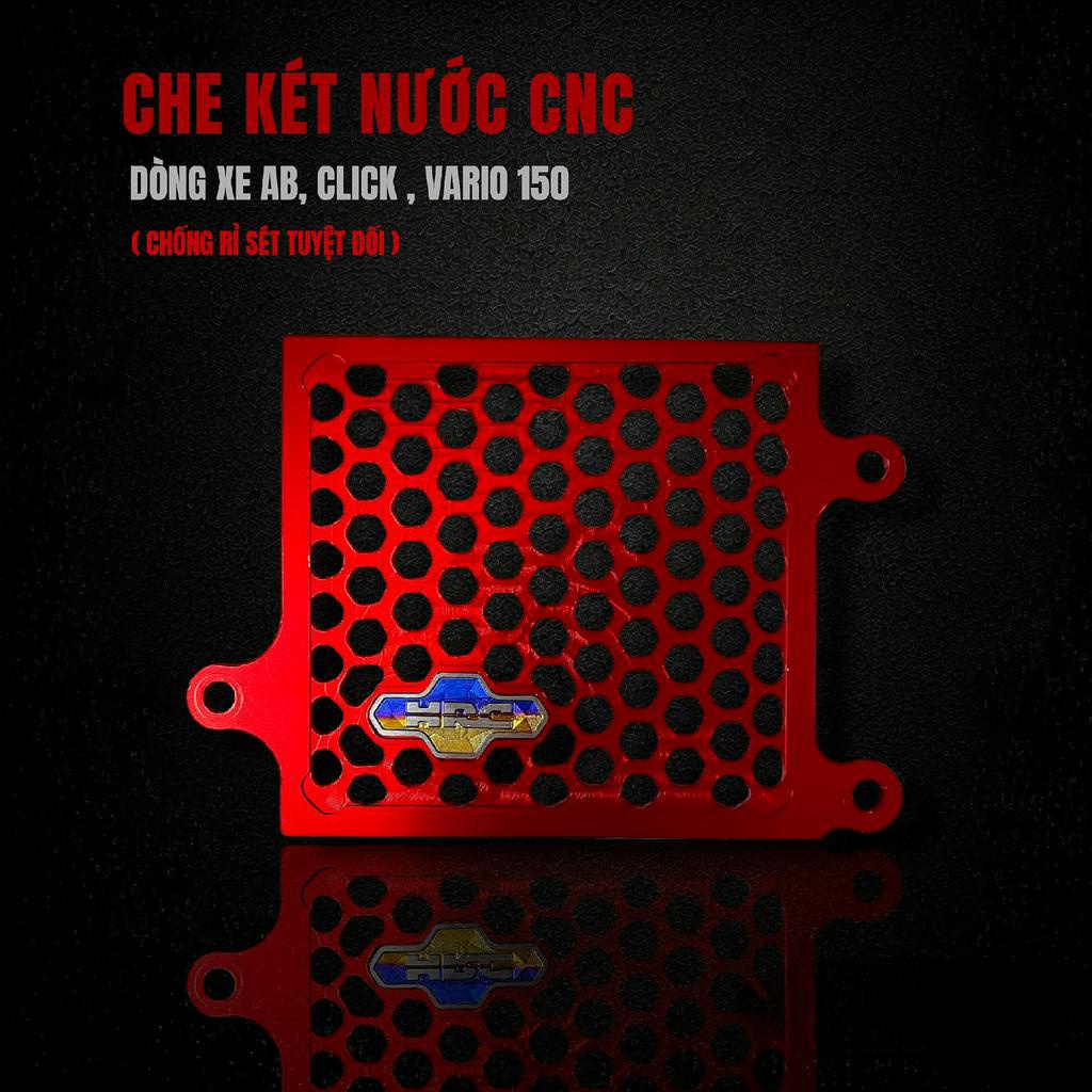 Che két nước Vario / AB / Click (tặng kèm bộ canh ốc vít) nhôm cnc dày cứng cáp, 4 góc móc rãnh, kiểu dáng tổ ong