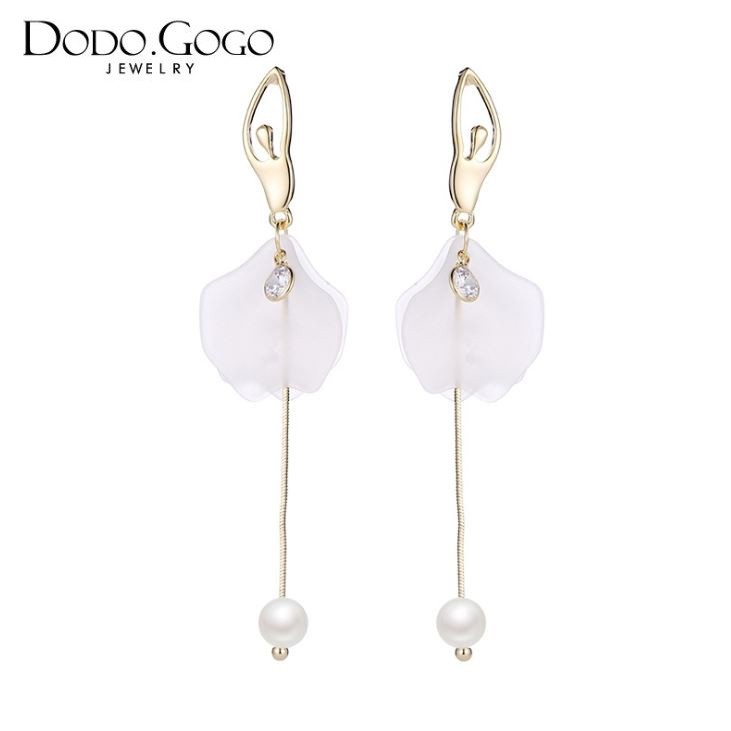 Bông tai hoa tai cánh Ánh Vàng phong cách Hàn Quốc i16