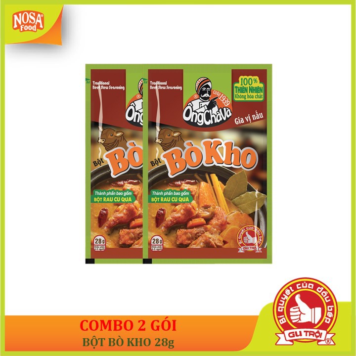 Combo 2 túi Bột Bò Kho Ông Chà Và 28gr | BigBuy360 - bigbuy360.vn