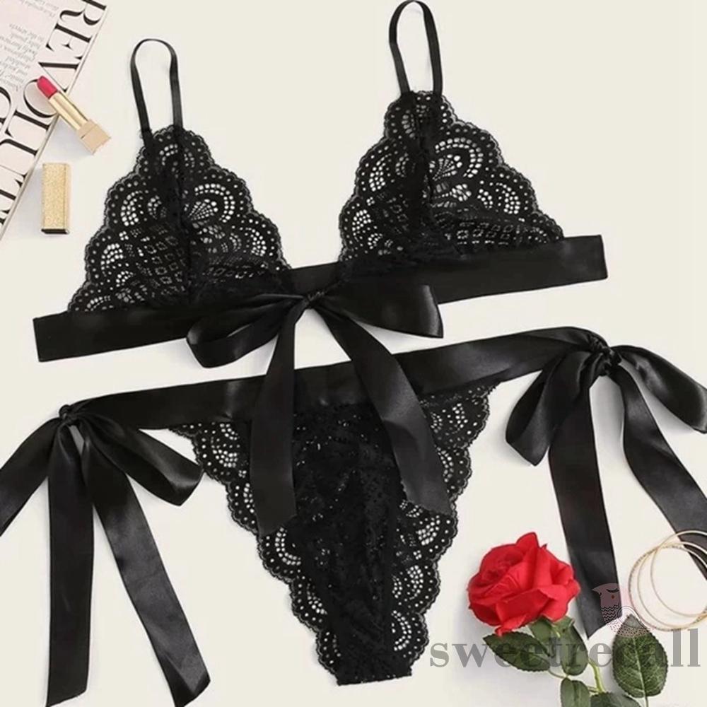 Bộ Đồ Lót Phối Ren Quyến Rũ Dành Cho Nữ | BigBuy360 - bigbuy360.vn