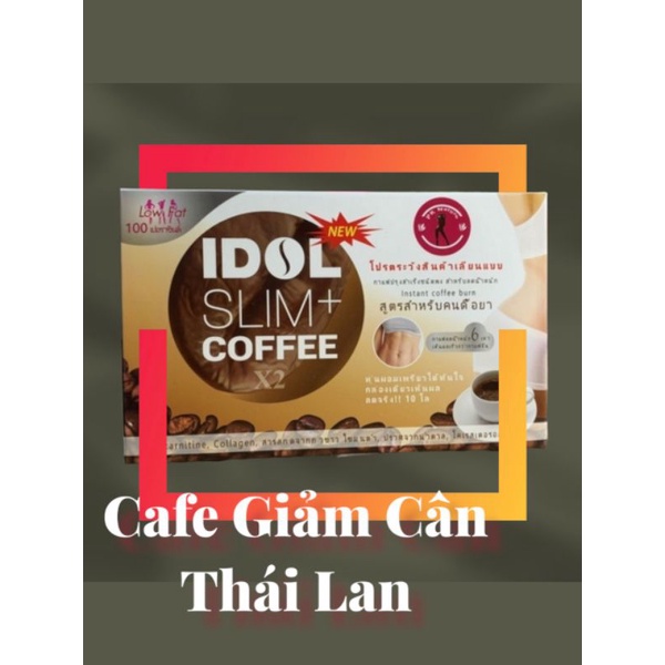 Cà Phê Giảm Cân Idol Slim Coffee Thái Lan X2, Phiên Bản Mới