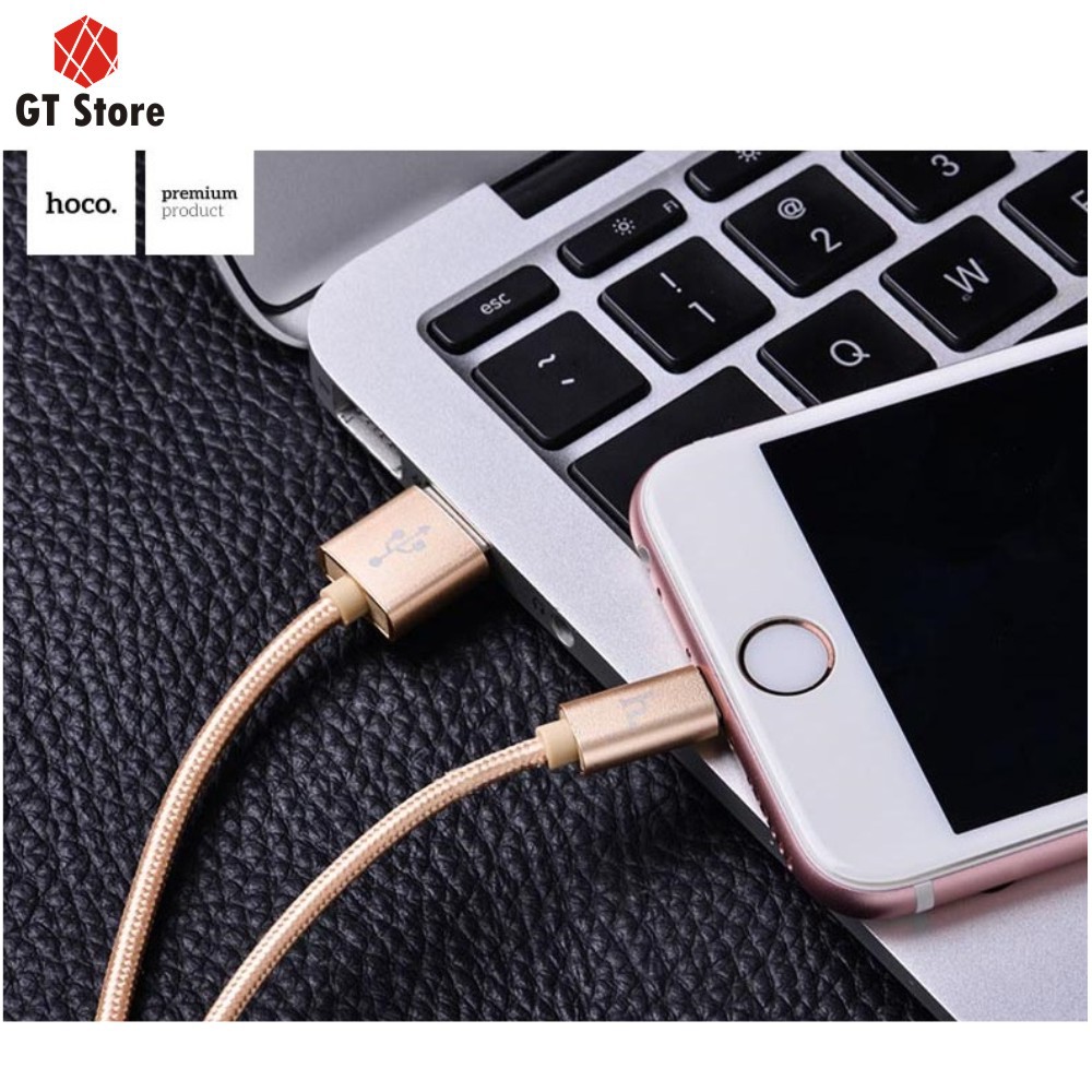 Cáp sạc HOCO X2(1M)(2M)- Sạc nhanh Iphone, Ipad- HOCO X2 Lightning- Chính hãng