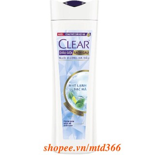 Dầu Gội Dầu 340g Clear Sạch Gàu Mát Lạnh Bạc Hà Phiên Bản Giới Hạn Mùa Hè