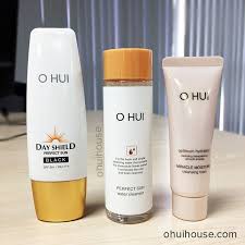 Bộ Chống Nắng O hui Dayshield Perfect Sun Black Special Set 3pcs Hàn Quốc