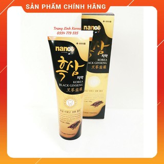 Kem Đánh Răng Hắc Sâm Nano Hàn Quốc, Tuýp 150g