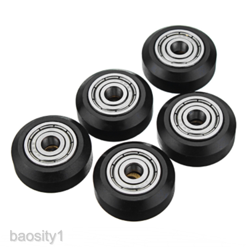 Set 10 bánh xe ròng rọc lớn có vòng bi bằng POM cho lỗ chữ V máy in 3D