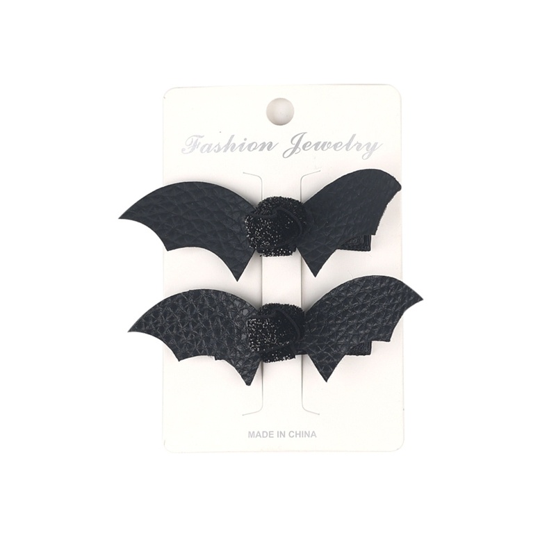 Set 2 Kẹp Tóc Trang Trí Halloween Cho Bé Gái