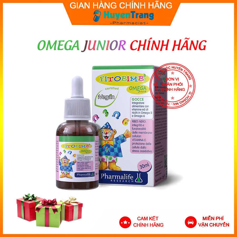 ✔️️️(Tặng Quà Xinh) OMEGA JUNIOR - Trẻ Thông Minh, Lanh Lợi Hơn