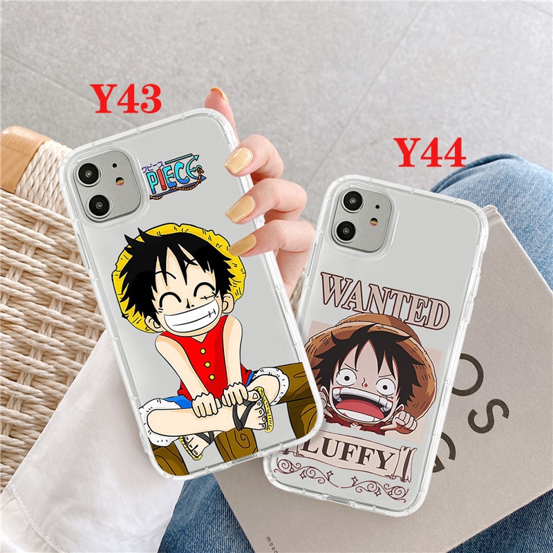 One Piece Wanted Luffy Shockproof Transparent Soft Casing Iphone 12/12Pro 12Promax 12Mini 11 11proMax SE 2020 6 6s 7 8 6plus 7plus 8plus X XS XR Xsmax