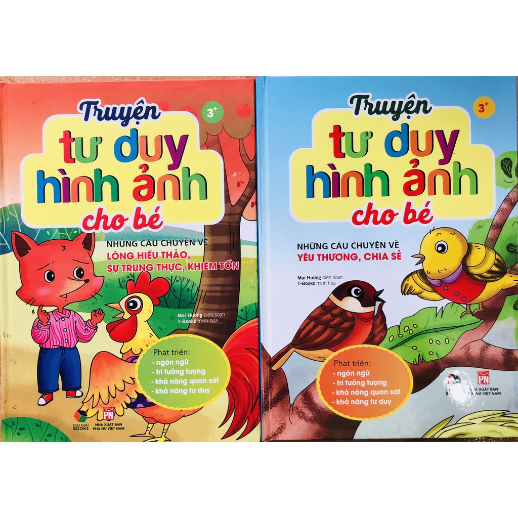 Sách - Combo Truyện Tư Duy Hình Ảnh Cho Bé: Những Câu Chuyện Về Lòng Hiếu Thảo, Sự Trung Thực, Yêu Thương, Chia Sẻ