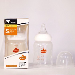 Bình Sữa Wesser PP 140ml - 250ml [Mẫu Mới]