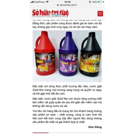 Nước giặt goldnie