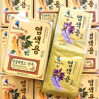 DẦU GỘI ĐEN TÓC NHÂN SÂM GINSENG INSTANT DYEING