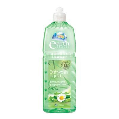 Nước rửa chén cao cấp Earth Choice Aloe Fresh 1L gốc thực vật nhập khẩu từ Úc