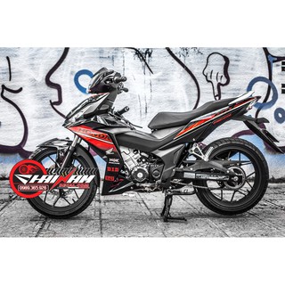Tem Trùm Winner 150 HONDA Đen Đỏ