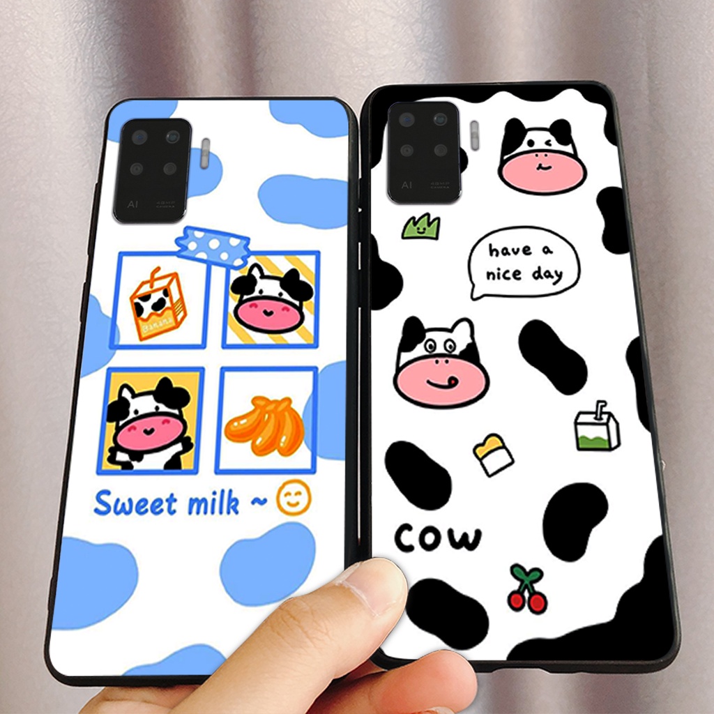 ỐP LƯNG BÒ SỮA CHO OPPO A54/A74/A94 DỄ THƯƠNG-GIÁ RẺ-BỀN ĐẸP