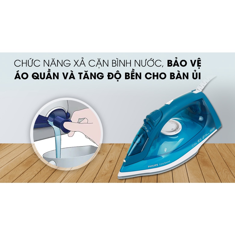 GC1756/20 - Bàn ủi hơi nước Philips GC1756/20 2000W - Hàng chính hãng - Smart House