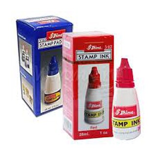 20 lọ Mực dấu Shiny S-62/63 (Đỏ - Xanh - Đen)