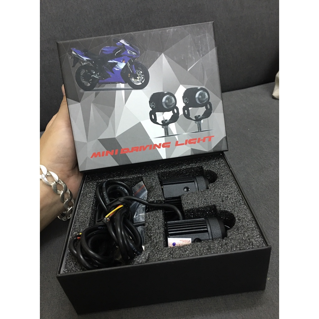 ĐÈN LED TRỢ SÁNG  BI CẦU  Siêu Sáng (Trắng - Vàng)