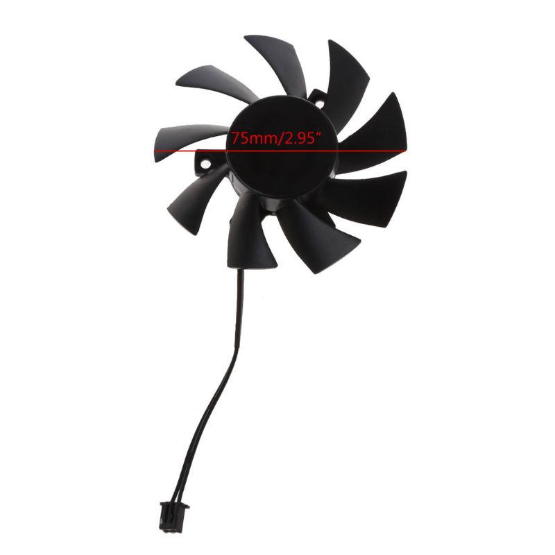 Phụ Kiện Cho Máy In Hình btsg DC 12V 75MM128015Quạt Tản Nhiệt Card Đồ Họa Cho EVGA GTX 650 65