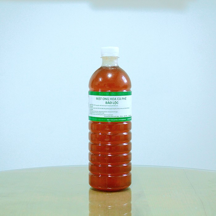 Mật ong hoa cà phê bảo lộc BigFarm nguyên chất hàng chuẩn loạt 1 lít - 1,3 kg