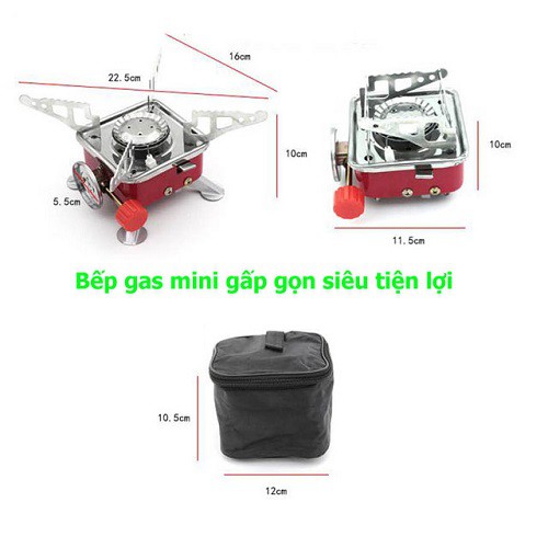 Bếp Gas Mini du lịch xếp gọn